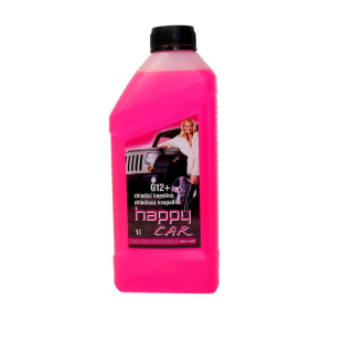 ANTIFREEZE HAPPY CAR G12+ 1l červený