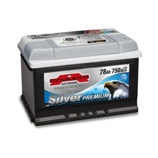 autobaterie SZNAJDER PREMIUM 78ah/750