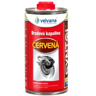 Brzdová kapalina červená Velvana 500 ml